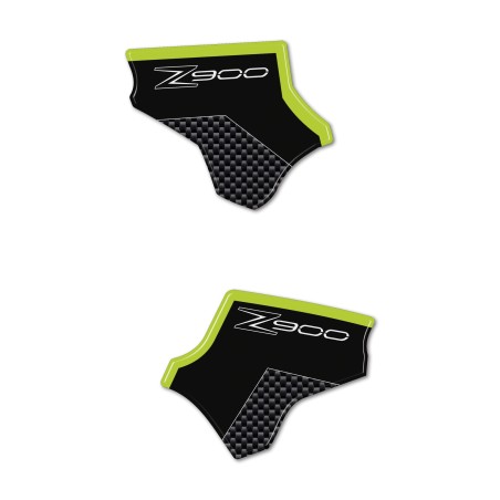 3D Aufkleber Motorrad Fußrasten kompatibel mit Kawasaki Z900