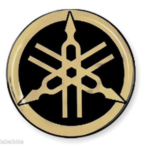                             1 DIAPASON 3D ΚΟΛΛΗΤΙΚΟ ΡΕΖΙΝΗΣ για σκούτερ και μοτοσυκλέτες YAMAHA - 50 mm Μαύρο - ΧΡΥΣΟ
                          