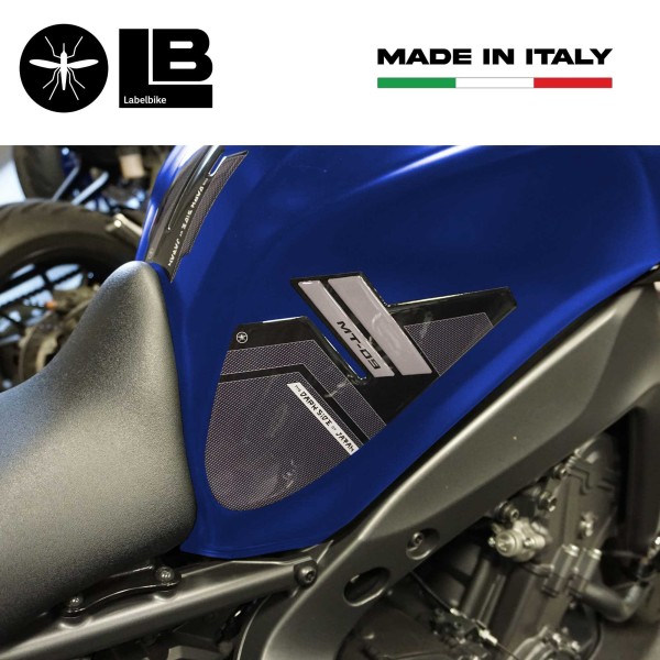 2 Pegatinas 3D protectores laterales de depósito compatibles con Yamaha Mt09 SP 2021