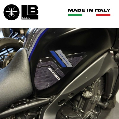2 Pegatinas 3D protectores laterales de depósito compatibles con Yamaha Mt09 SP 2021