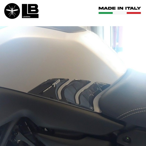 2 3D stickers motorbike tank side protectors compatible Yamaha Tracer 700