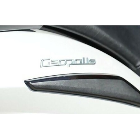2 3D GEL ADHESIVES COUPLES COUPLES silver GEOPOLIS για συμβατά σκούτερ PEUGEOT