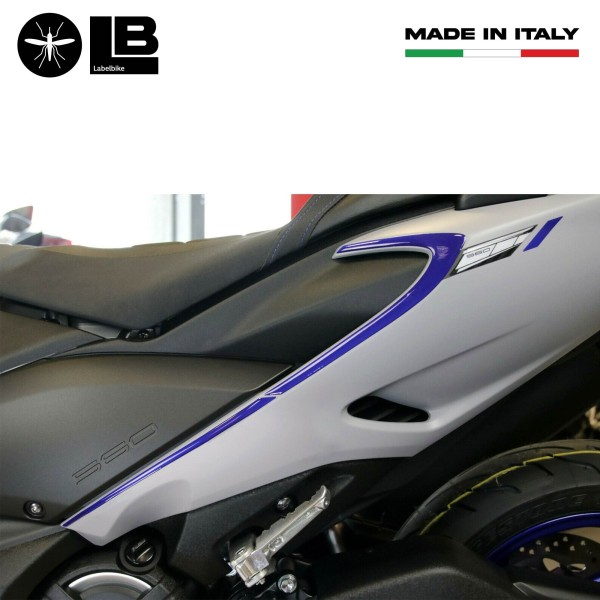 2 autocollants 3D gel scooter protecteur arrière compatible YAMAHA TMAX 560 2020-21