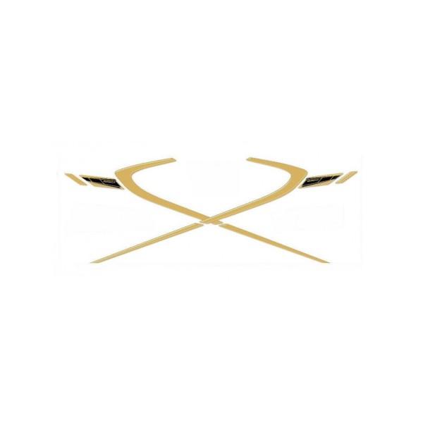 2 3D gel stickers scooter tail guards compatible YAMAHA TMAX 560 2020-21