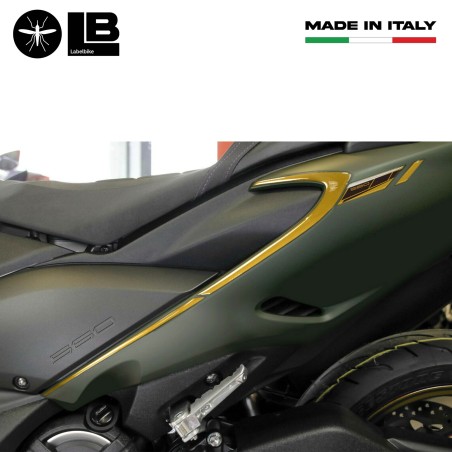 2 pegatinas de gel 3D protectores de cola scooter compatible YAMAHA TMAX 560 2020-21