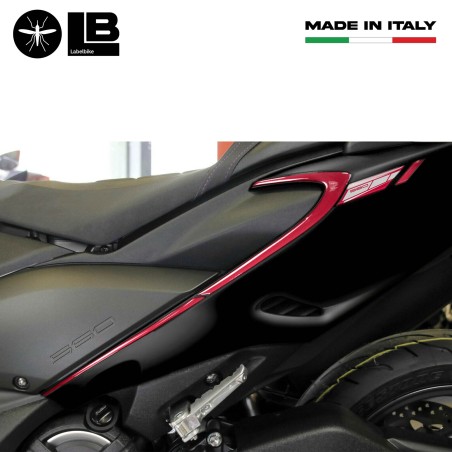 2 3D gel stickers scooter tail guards compatible YAMAHA TMAX 560 2020-21