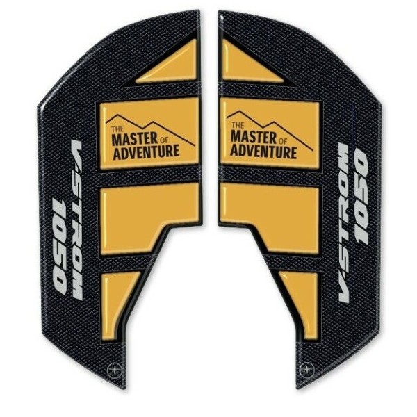 2 autocollants 3D gel protecteurs pour motos compatibles SUZUKI V-STROM 1050