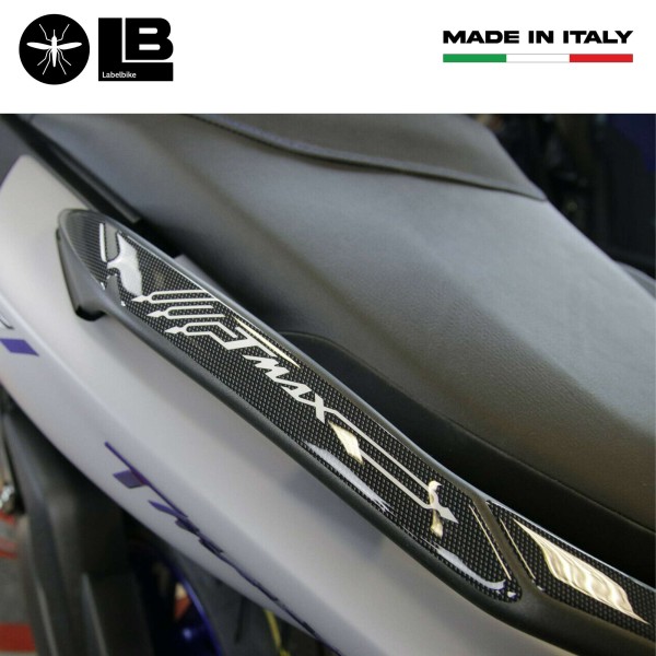 2 ADHESIVOS 3D RESINA MANGO PROTECCIÓN compatible YAMAHA TMAX 560 2020-2021