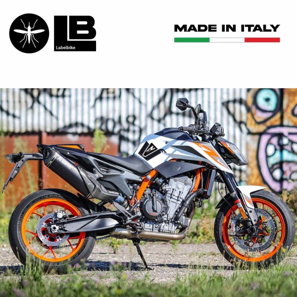 2 3D Resin ADHESIVES SIDE PROTECTIONS for KTM 890 DUKE R compatible motorbikes