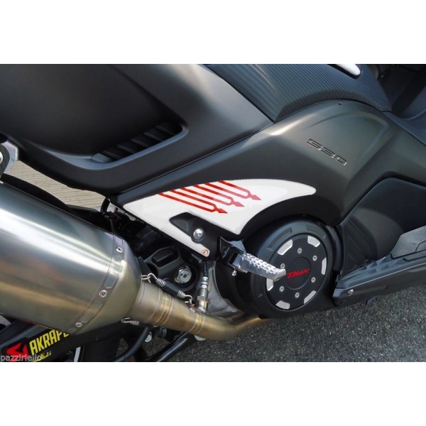 2 ΠΡΟΣΤΑΤΕΥΤΙΚΑ ΡΕΖΙΝΗΣ συμβατά για YAMAHA T MAX 530 ΠΡΟΣΤΑΤΕΥΤΙΚΑ ΠΟΔΙΩΝ ΣΥΝΟΔΟΥ