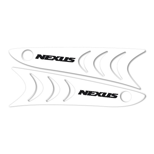 2 Resin Gel Footpeg Stickers Compatible For Gilera Nexus 300-500 2