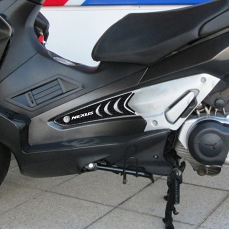 2 Resin Gel Footpeg Stickers Compatible For Gilera Nexus 300-500