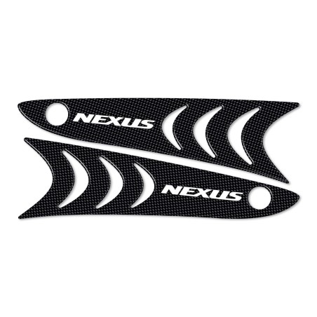 2 Resin Gel Footpeg Stickers Compatible For Gilera Nexus 300-500