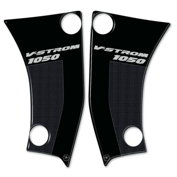 2 3D gel-compatible head protector stickers for SUZUKI V-STROM 1050