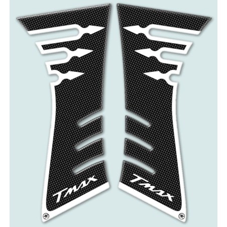 2 3D ADHESIVES συμβατά για τις πλευρές του Fairing Scooter T MAX YAMAHA TMAX 2001-2007