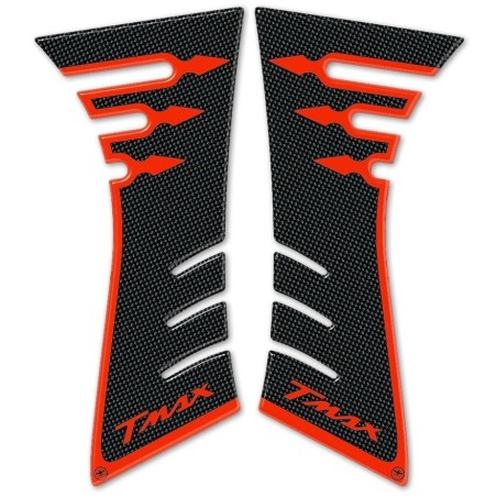 2 3D ADHESIVES συμβατά για τις πλευρές του Fairing Scooter T MAX YAMAHA TMAX 2001-2007