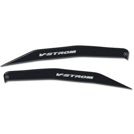 2 ADHESIVOS 3D protectores asa pasajero compatible MOTO SUZUKI V-STROM 1050