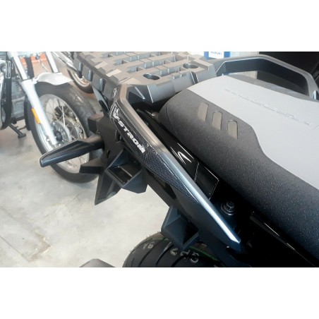 2 ADHESIVOS 3D protectores asa pasajero compatible MOTO SUZUKI V-STROM 1050
