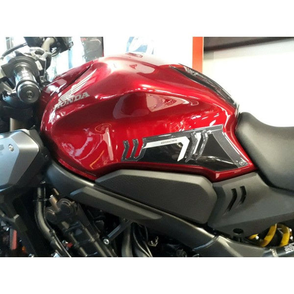 2 Protections latérales 3D gel CB 650 R compatibles x MOTORBIKE HONDA CB650R