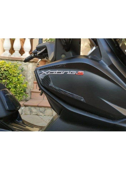 2 ADESIVI in resina 3D PARASPIGOLI compatibili per kymco XCITING S 400 2018-2023