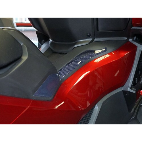2 pegatinas de resina 3D para estriberas laterales de scooter compatibles Honda Forza 750 2
