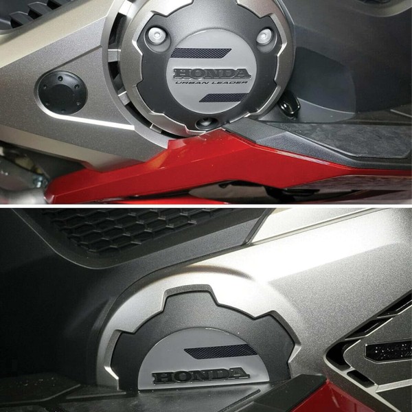2 Harz Gel 3D Aufkleber Roller Kurbelgehäuse Protektoren kompatibel Honda Forza 750