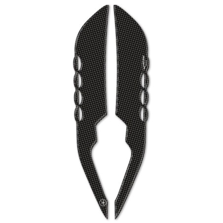 2 3D RESINA ADHESIVO PROTECCIÓN MANETAS TMAX YAMAHA T MAX 500 2008-16 Carbono