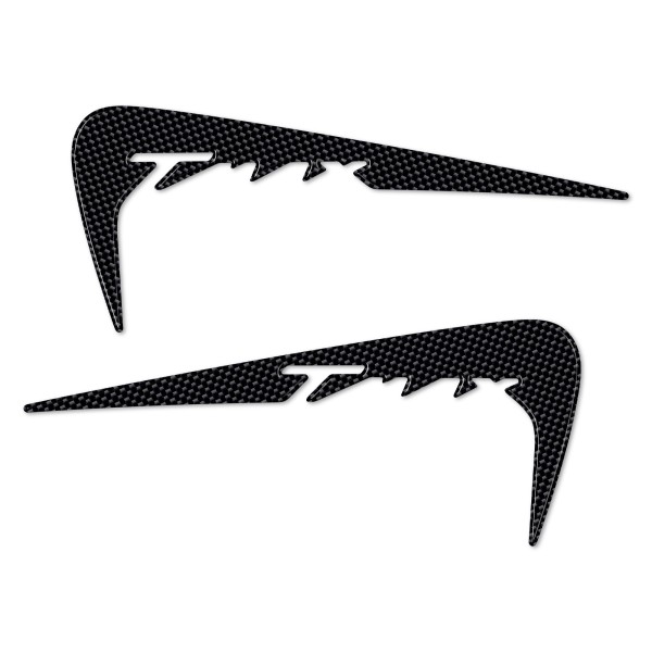 2 3D ADHESIVE-STICKERS 3D Bumper Stickers compatible for T MAX YAMAHA TMAX 2008-2011