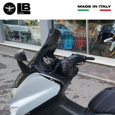 2 3D ADHESIVE-STICKERS 3D Parachoques Pegatinas compatibles para T MAX YAMAHA TMAX 2008-2011