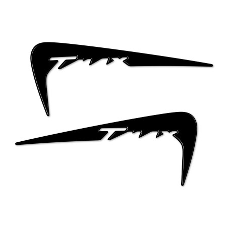 2 3D ADHESIVE-STICKERS 3D Bumper Stickers compatible for T MAX YAMAHA TMAX 2008-2011