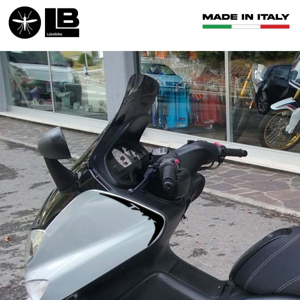 2 3D αυτοκόλλητα 3D αυτοκόλλητα προφυλακτήρα συμβατά για T MAX YAMAHA TMAX 2008-2011