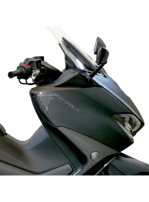 2 ADESIVI-STICKERS gel 3D PARASPIGOLI TMAX 530 compatibili per YAMAHA 2017-2019