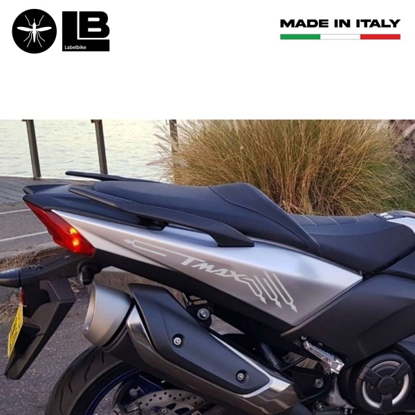 2 ADHESIVOS/ADHESIVOS BOTTOM TMAX compatibles x SCOOTER YAMAHA T MAX 2001-2021