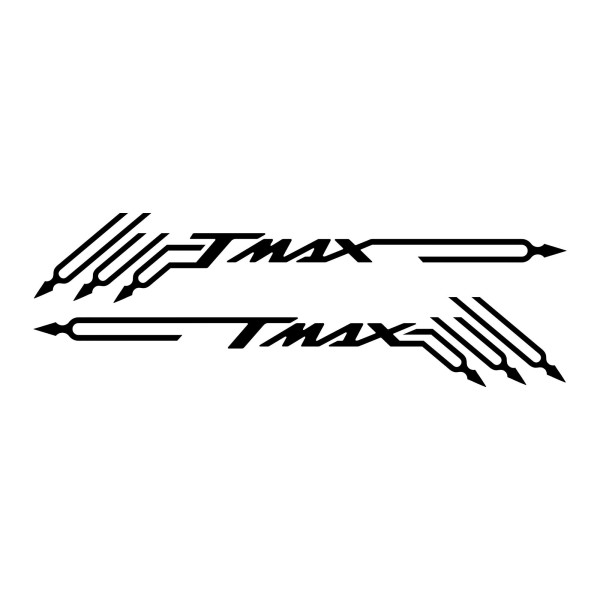 2 TMAX BOTTOM ADHESIVES/STICKERS συμβατά x SCOOTER YAMAHA T MAX 2001-2021
