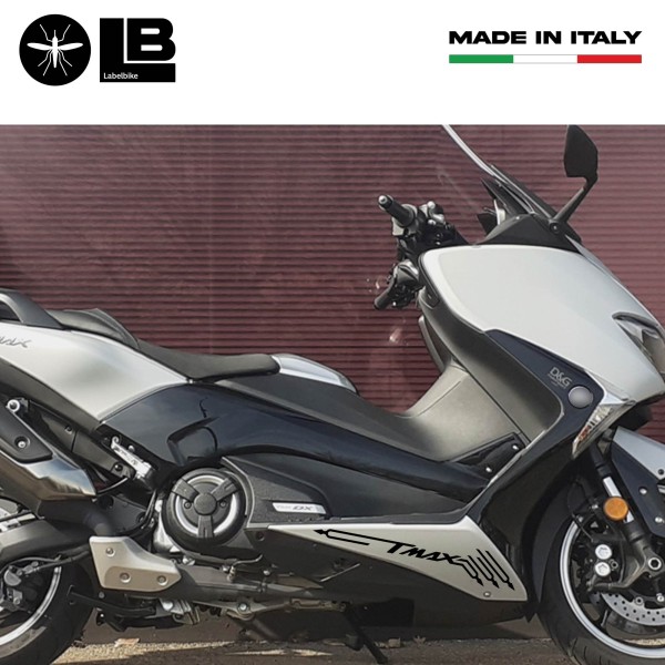 2 ADHESIVOS/ADHESIVOS BOTTOM TMAX compatibles x SCOOTER YAMAHA T MAX 2001-2021