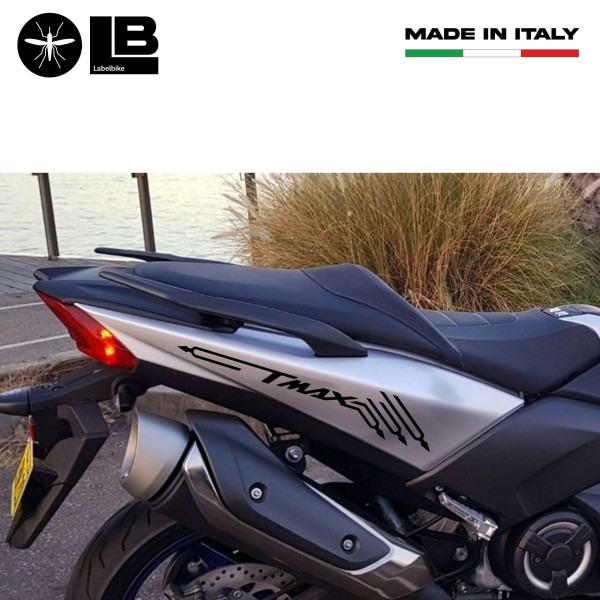 2 ADHESIVOS/ADHESIVOS BOTTOM TMAX compatibles x SCOOTER YAMAHA T MAX 2001-2021
