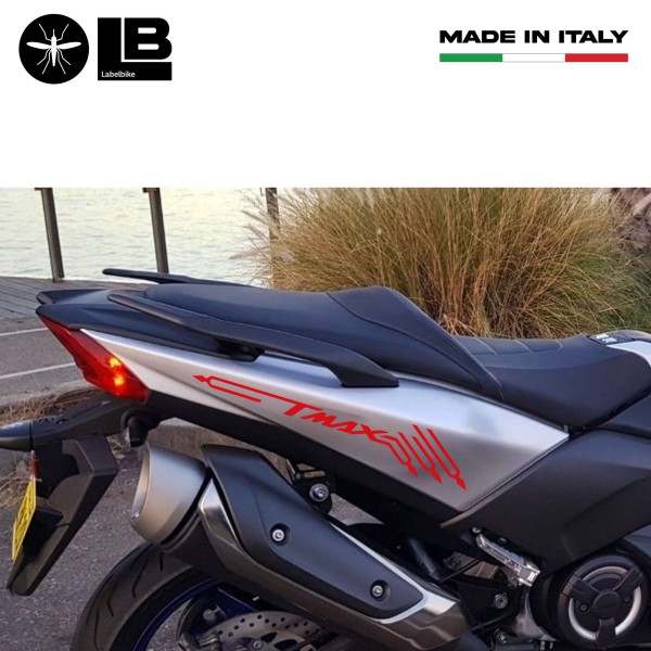2 TMAX BOTTOM ADHESIVES/STICKERS compatible x SCOOTER YAMAHA T MAX 2001-2021