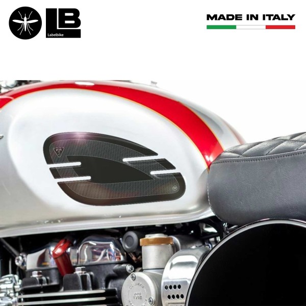 2 Motorcycle 3D Knee Protectors Compatible with Triumph Street Twin-Cup