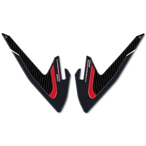2 PROTECTORES DE DEPÓSITO LATERALES 3D compatibles para MOTO DUCATI HYPERMOTARD 950