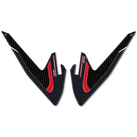 2 3D SEITENTANKSCHÜTZEN kompatibel für MOTO DUCATI HYPERMOTARD 950