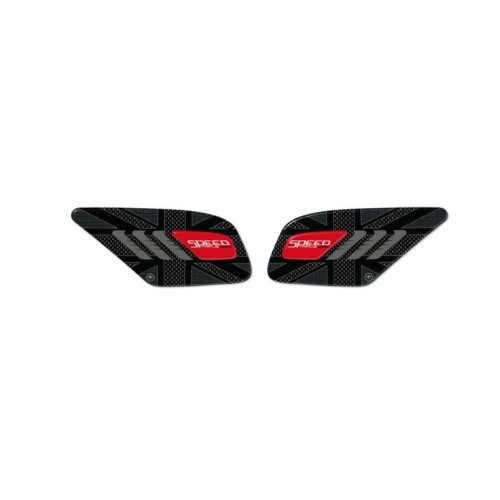 2 Protections latérales de réservoir moto 3D compatibles Triumph Speed Triple 2016-2020 2