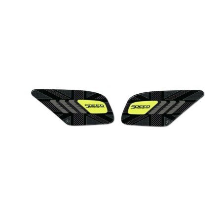 2 Protections latérales de réservoir moto 3D compatibles Triumph Speed Triple 2016-2020