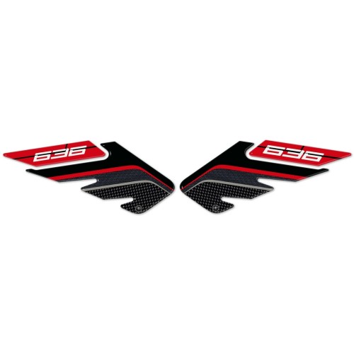 2 Protections latérales de réservoir en gel 3D compatibles moto Kawasaki ZX-6R ninja 636 2