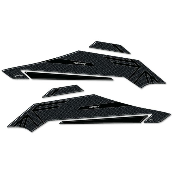 2 protections latérales de réservoir en gel 3D compatibles avec les motos Triumph Tiger 900 Rally