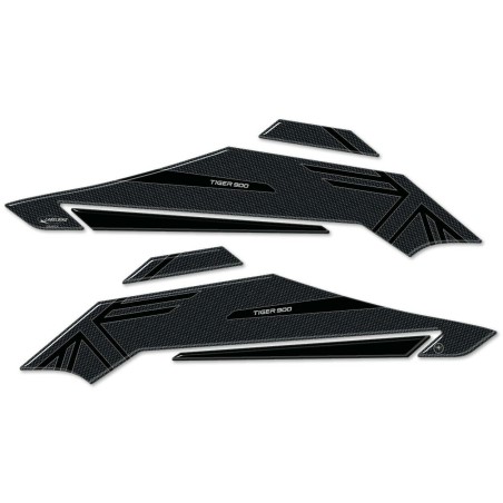 2 protectores de depósito laterales 3D gel compatibles moto Triumph Tiger 900 Rally