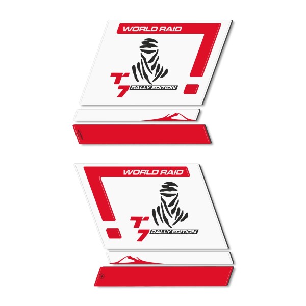 Stickers 3D Side Bags compatibles avec Yamaha Tenere 700 Rally Edition 2022