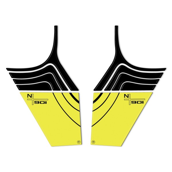 3D Stickers Tank side deflectors compatible with Husqvarna Norden 901