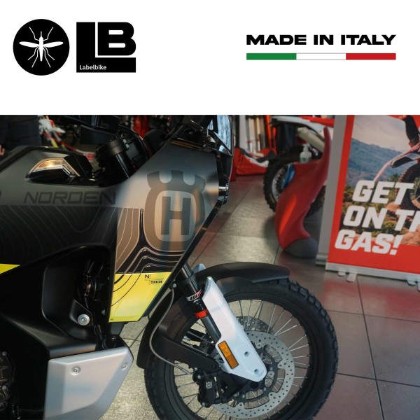 Stickers 3D Déflecteurs latéraux de réservoir compatibles avec Husqvarna Norden 901