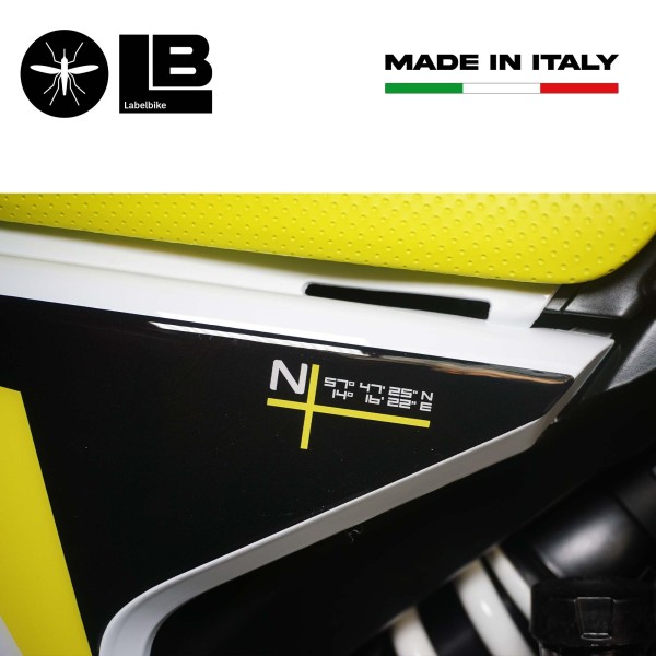 Stickers 3D Panneaux latéraux de queue compatibles avec Husqvarna Norden 901