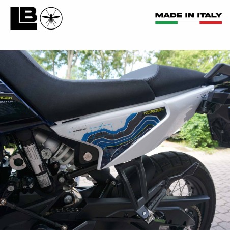 3D Aufkleber Motorradheck Seitenteile kompatibel mit Husqvarna Norden 901 2023